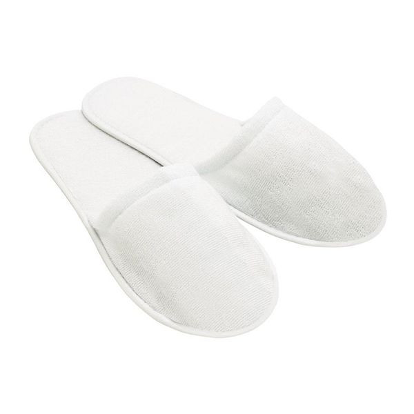 Mitre Essentials Hausschuhe mit geschlossener Spitze, weiß, GT859