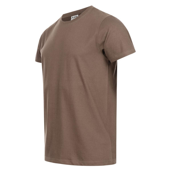 NITRAS MOTION TEX LIGHT, T-Shirt, vorgewaschen, Rundhals, ohne Seitennaht, Größe: 5XL, Farbe: braun, VE: 100 Stück, 7004-5000-5XL