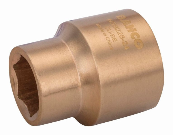 Bahco Steckschlüssel-Einsatz 1", funkenfrei, Berylliumkupfer, 46 mm, NSB228-46