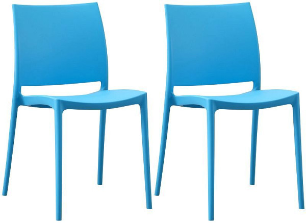 CLP 2er Set Stuhl Meton, blau, 325046, 4255716336400