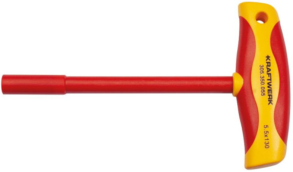 Kraftwerk Steckschlüssel T-Griff Schraubendreher 5,5mm VDE, 305.350.055
