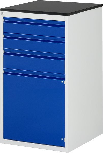 RAU Schubladeschrank L7.11, B580xT650xH1030mm, M-Top-22mm, 3xSchublade-TA, 1xTür, 03-L7.2I-M.11