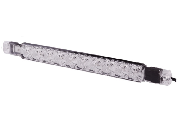 HELLA Nebelschlussleuchte, Strip Lamp, LED, 12V, Anbau, Lichtscheibenfarbe: transparent, Kabel: 2500mm, offene Kabelenden, hinten, 2NE 980 889-501