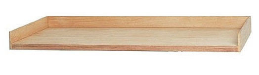 Bedrunka+Hirth Werkbankplattenabschluss 3-seitig, Buche Multiplex, Maße in mm (BxTxH): 2500 x 750 x 120, PA250