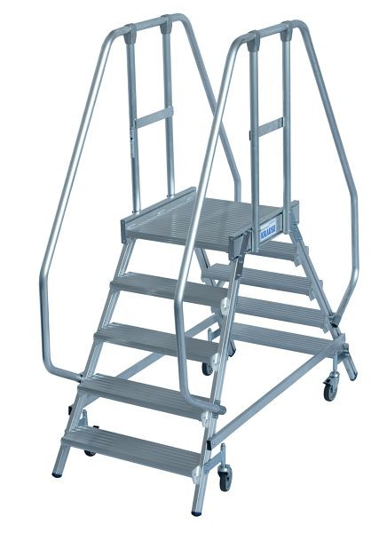 Krause Stabilo Podestleiter, fahrbar 2x5 Stufen, 821096