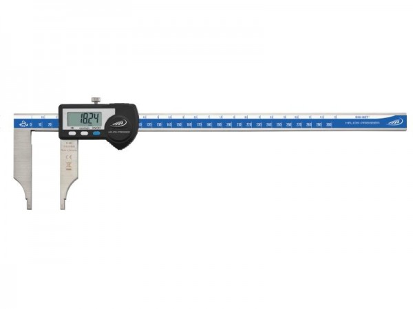 HELIOS PREISSER Digitaler Werkstattmessschieber, IP65, ohne Spitzen, Messbereich 0 - 500 mm, 1342528