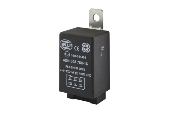 HELLA Blinkgeber, 12V, 6-polig, gesteckt, elektrisch, 4DN 008 768-167