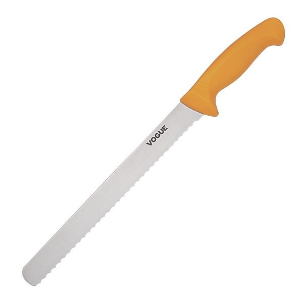 Vogue Soft Grip Pro Fleischmesser mit Wellenschliff 28cm, GH530