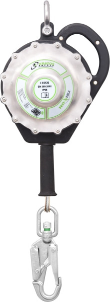 Funcke Höhensicherungsgerät HSG Typ Triton (gekapseltes Gehäuse / Edelstahlseil), Länge: 30 m, 60020652