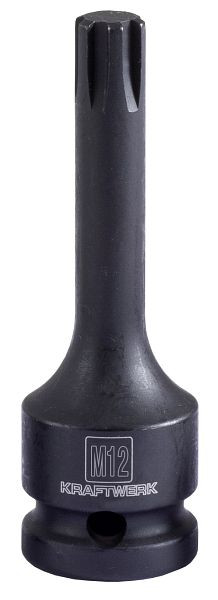 Kraftwerk 1/2" RIBE-Schlag-Stecknuss RM12, 389012, 7612206095839