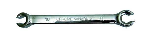 SW-Stahl Bremsleitungsschlüssel, 10 x 11 mm, Chrom-Vanadium-Stahl, 01400L