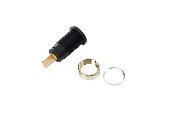 ELMAG Einbaubuchse für Ø 4mm Bananenstecker - schwarz, 9505853