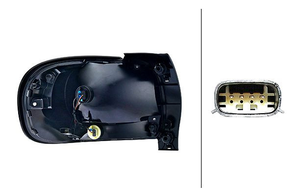 HELLA Heckleuchte, Glühlampe, für u.a. CITROËN C3 AIRCROSS II (2R_, 2C_), ECE, für Linksverkehr/für Rechtsverkehr, rechts, 2SD 012 516-121