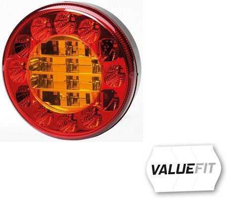 HELLA VALUEFIT Heckleuchte, Valuefit, LED, 12/24V, Anbau/geschraubt, Lichtscheibenfarbe: rot/gelb, links/rechts, 2SD 357 027-001