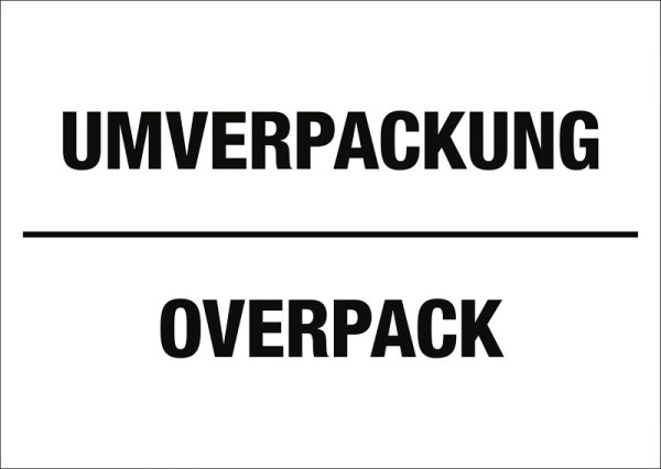 Moedel Umverpackung/Overpack, Folie, 148x105 mm, VE: 1000 Stück/Rolle, 66129