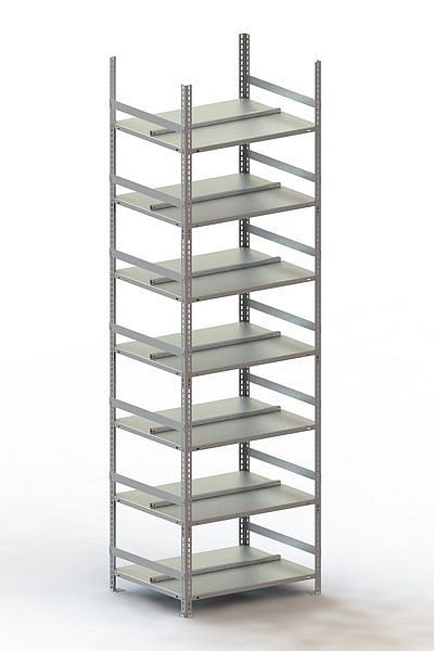 Meta Büro Compact GR 2500x750x600 mm, RAL 7035, Bodenanzahl: 7, 200177968