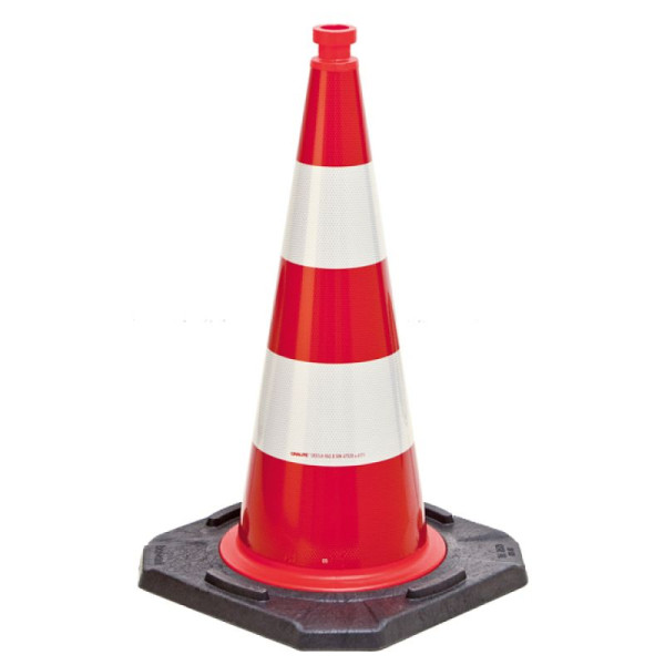 Stein HGS Leitkegel, BASt-geprüft nach TL-Leitkegel, nach DIN EN 13422, 500 mm / RA1 (Reflexfolie) / 2,5 kg, BASt-Prüf-Nr.: A V4-05/2012, 18800