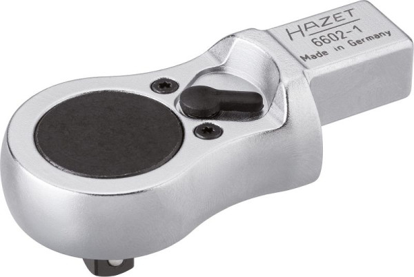 Hazet Einsteck-Umschaltknarre, Einsteck-Vierkant 14 x 18 mm, Vierkant massiv 10 mm (3/8 Zoll), 6602-1