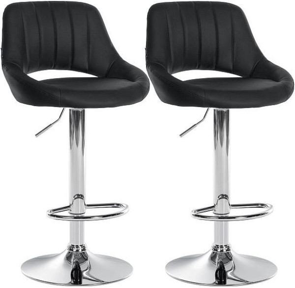 CLP Barhocker Milet Kunstleder C, schwarz, VE: 2 Stück, 324560