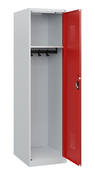 C+P Spind Evolo PLUS, 1 Abteil, 1530x400x500mm, 7035/3020, Zylinderschloss, 0490005-12 S10028