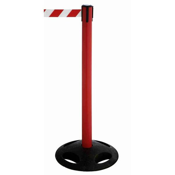 Stein HGS Personenleitsystem -P-Line Utility-, schwarz, schwarz/rot/schwarz waagerecht (gestreift), mit Sicherheitsverschluss (selbstlösend), 12828s-0603