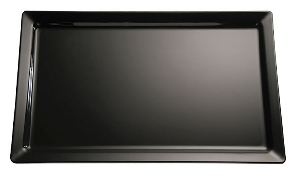 APS GN 1/2 Tablett -FRIENDLY TRAY-, 32,5 x 26,5 x 3 cm, PET, schwarz, 79007