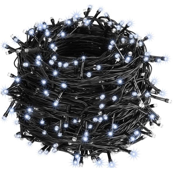 monzana Lichterkette Weihnachten Kaltweiß 60m, 109483, 4251776920771