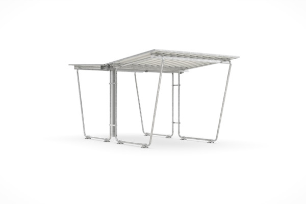 WSM Überdachung Siegen S26 verzinkt als Bausatz, 102001582