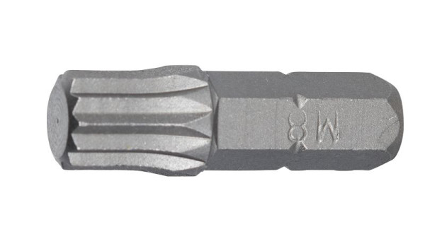 SW-Stahl Schraubendrehbit, 1/4", Innenvielzahn, M8, XBO/4-8