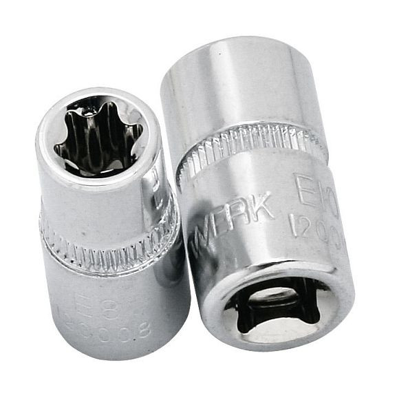Kraftwerk 1/4" Steckschlüssel-Einsatz Außen-TX E6, 120006