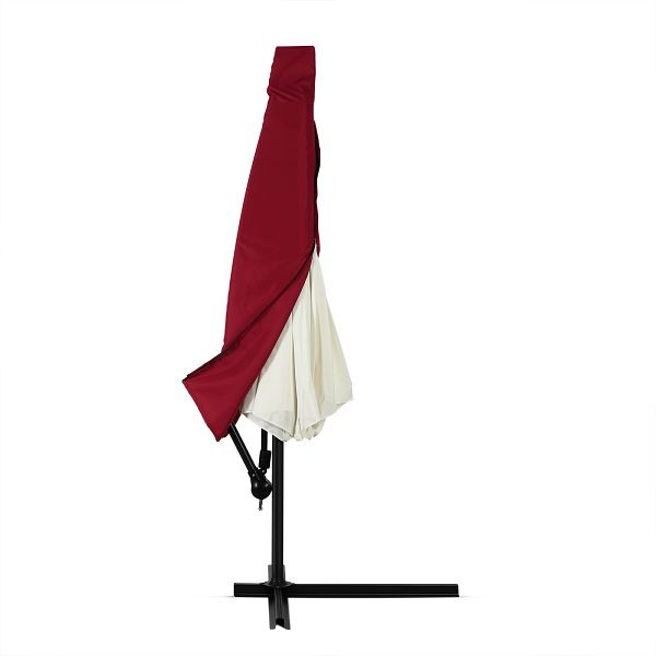 DEUBA Abdeckung Ampelschirm Sonnenschirm Rot 3m, 102711