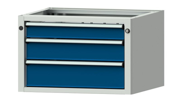 ANKE Werkbänke Unterbauschrank, Modell 1208 V, 660 x 615 x 420 mm, RAL 7035/5010, 402.508