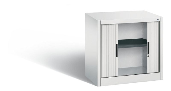 C+P Rollladenschrank Omnispace, H720xB800xT420mm, Farbe: Lichtgrau, Griffmulde, 1 OH, 3251-00 S10150