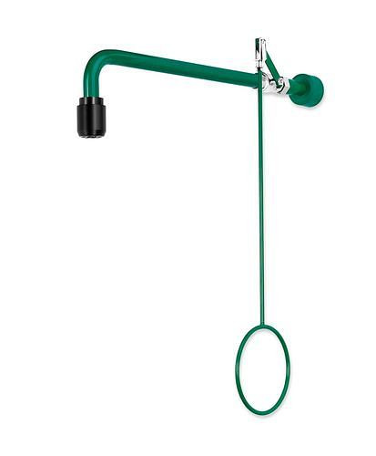 B-SAFETY Körperdusche, grün, Wandmontage Unterputz, BR 081085, DVGW, 305261
