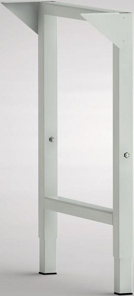 KLW Werkbankfußelement, höhenverstellbar, mit 2 Knotenblechen, einseitig, FE-4VP-K2