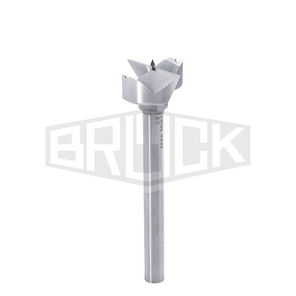 BRÜCK ZOBO Bohrer WD Chromstahl, Durchmesser: 12mm, Gesamtlänge: 100mm, Bohrsystem 2, 762000