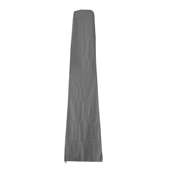 Mendler Schutzhülle 370cm für 5x5m XXL-Marktschirm HWC-D20, Abdeckhülle Cover mit Reißverschluss, anthrazit, 68383