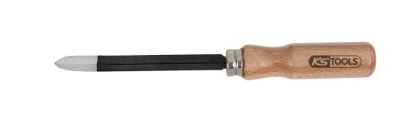 KS Tools Feinmechanik-Dreikant-Vollschaber, 160mm, 150.3257