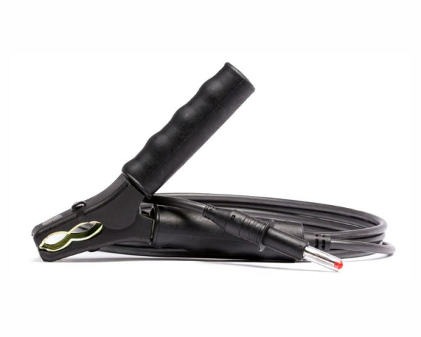 ELMAG Massekabel schwarz Ø4mm x 2 Meter, inklusive Bananenstecker CleanMaster RW/UNO, 58507