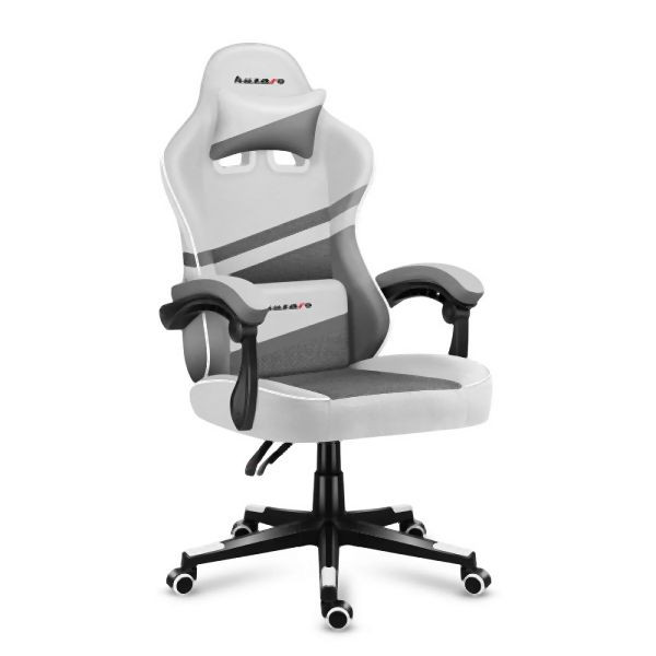 Huzaro Force 4.4 Weiß Mesh-Drehstuhl, Tilt PLUS, SideRest, HZ-FORCE 4.4 WHITE MESH, 5903796013191