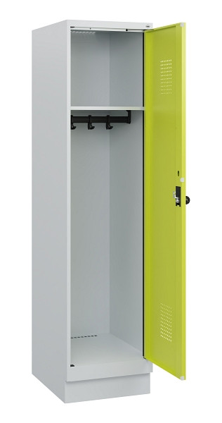 C+P Spind Evolo PLUS, Sockel, 1 Abteil, 1630x400x500mm, 7035/0024, Drehriegel, 0490205-12 S10015