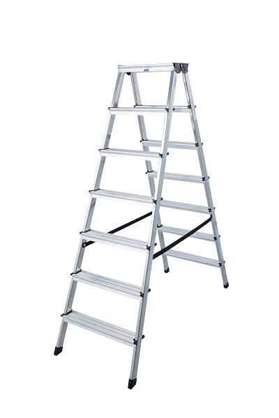 Krause Dopplo Doppelleiter 2x7 Stufen, 120366, 4009199120366