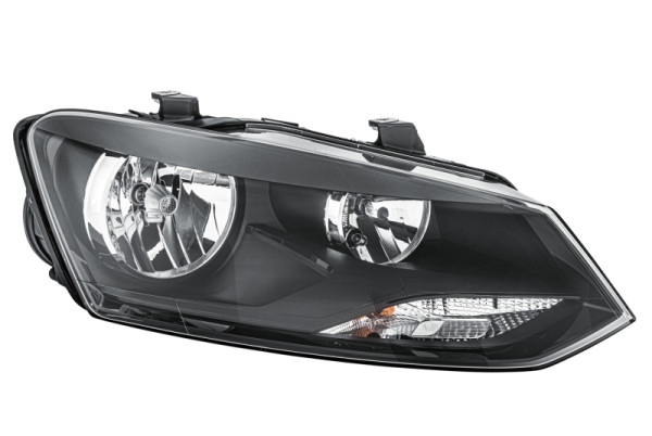 HELLA FF/Halogen-Hauptscheinwerfer, für u.a. VW Polo (6R1, 6C1), ECE, für Rechtsverkehr, rechts, 1EE 247 051-101