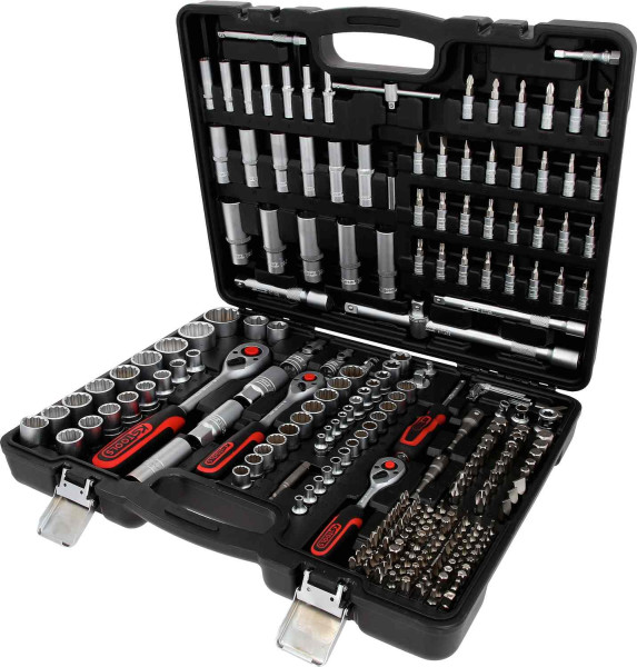 KS Tools 1/4"+3/8"+1/2" Steckschlüssel-Satz, 255-tlg, 916.0255