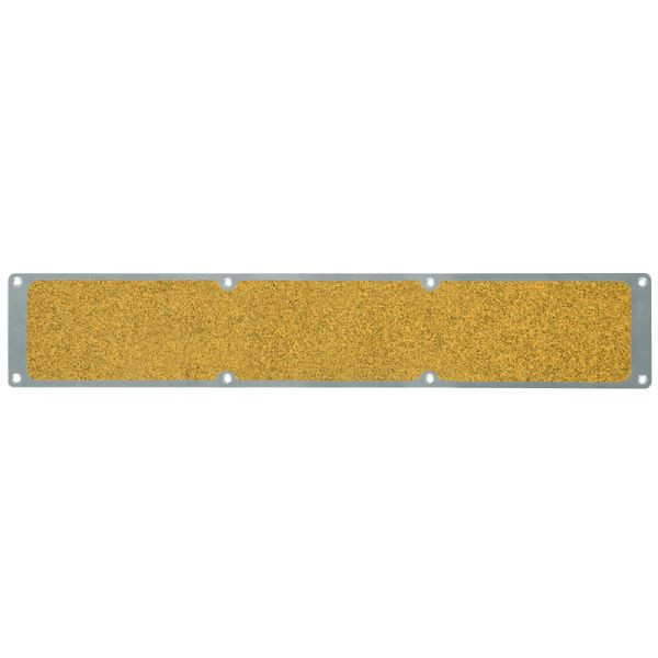 Mehlhose Antirutschplatte Aluminium mit m2 Antirutschbelag, Public 46 gelb 114x1000mm, APM9GF2