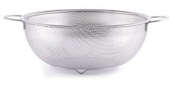 Hendi Gemüsesieb, perforiert, ØxH: 285x100 mm, Griffe, 535417