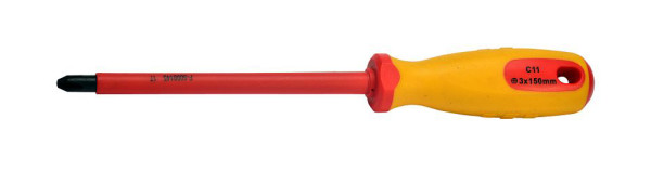 SW-Stahl Schraubendreher, VDE, Kreuz, PH3 x 150 mm, 33100L-PH3