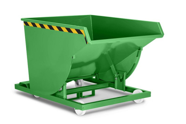 RR Industrietechnik Selbstkipper Typ RSK-100, RAL 6018 gelbgrün, 1,0 cbm, 120100340