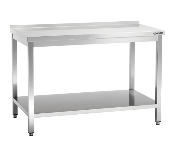 Bartscher Arbeitstisch 600, B1400, Aufkantung, 308146, 4015613600161