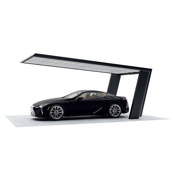 Ximax Aluminium Carport My-Port 7 Typ 2751 Typ 60 Standard Schwarz/Silber, 75008